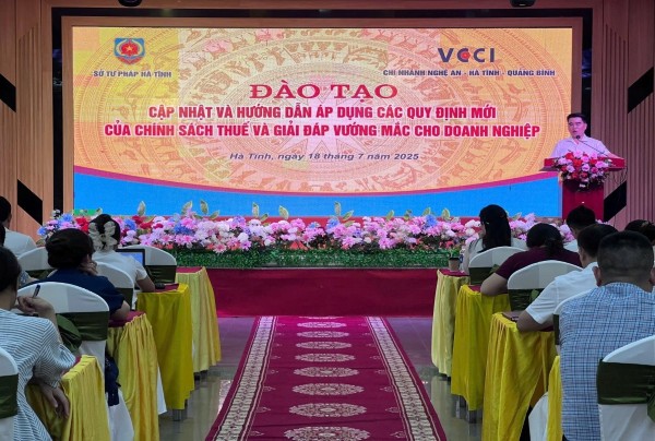 Hà Tĩnh tổ chức Hội thảo bồi dưỡng, cập nhật, hướng dẫn áp dụng các quy định mới của chính sách thuế và giải đáp vướng mắc về pháp luật thuế cho doanh nghiệp